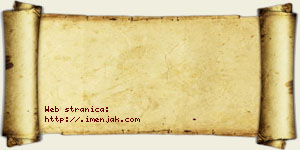 Milana Nedić vizit kartica